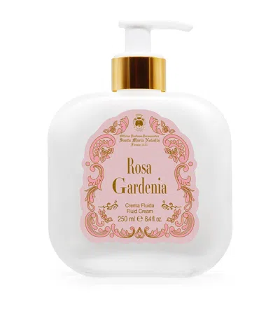 Santa Maria Novella Rosa Gardenia Fluid Body Cream In White