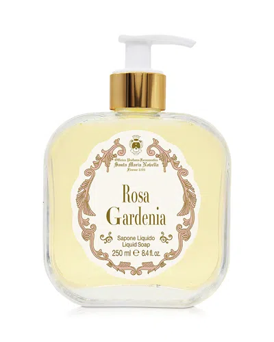 Santa Maria Novella Rosa Gardenia Liquid Soap 8.4 Oz. In White