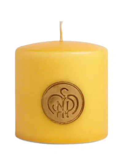 Santa Maria Novella Stamped Candle In Yellow