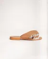Santa Ynez General Calzada Twist Slide In Tan/white