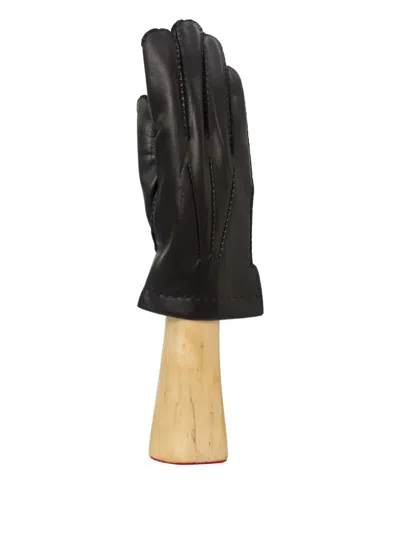 Santacana Leather Gloves In Black