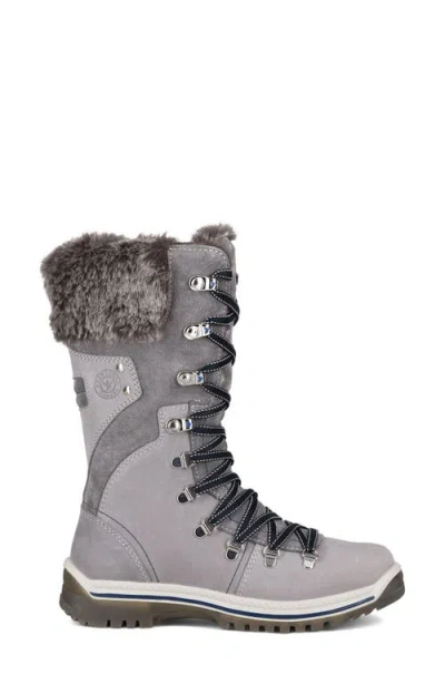 Santana Canada Marlowe Waterproof Winter Boot In Ice/navy