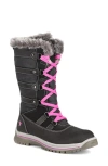 Santana Canada Marlyna Waterproof Winter Boot In Black/fuschia