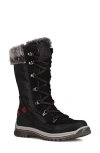 Santana Canada Micah Faux Fur Waterproof Boot In Black/burgundy