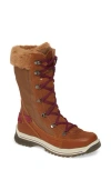 Santana Canada Micah Faux Fur Waterproof Boot In Coffee/eggplant Leather