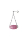 Santangelo Chain Drop Earrings In Pink