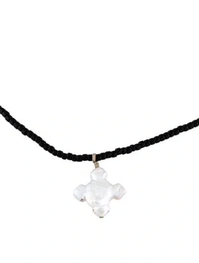 Pre-owned Santangelo Pearl Suma Necklace, 15.5", 15.5" In Multicolor