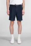 Santaniello Ancora Evo Shorts In Blue Cotton In Blue