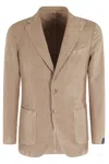 Santaniello Giacca Cotone Icegab Gabardina Doppio Ritorto In Ice Cotton High Twist