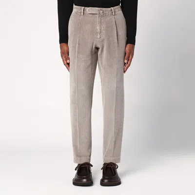 Santaniello Beige Corduroy Trousers