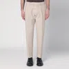 Santaniello Linen-blend Chino Pants In Beige
