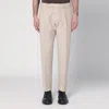 Santaniello Linen-blend Chino Pants In Beige