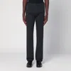 Santaniello Black Trousers In Cotton In Black