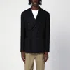 Santaniello Double-breasted Jacket In Wool-blend