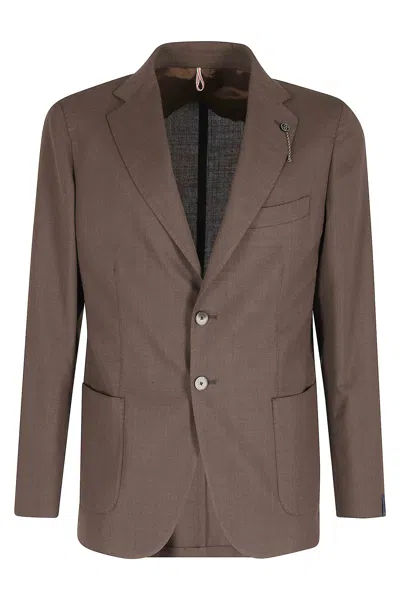 Santaniello Blazer In Opsak In Brown