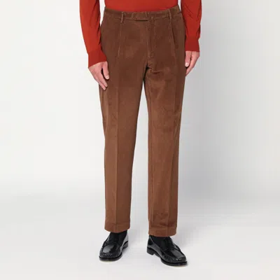 Santaniello Brown Corduroy Pants