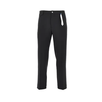Santaniello 'cava Rima' Canvas Pants In Black