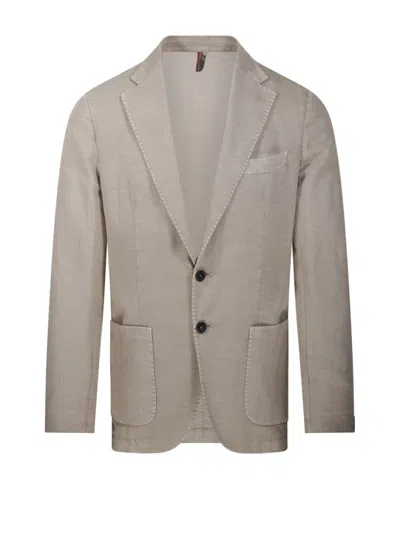SANTANIELLO CLASSIC TAILORED JACKET WITH NOTCHED LAPEL