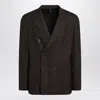 Santaniello Men's Checked Double Breasted Jacket In Brown