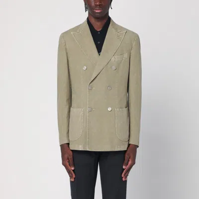 Santaniello Double-breasted Sage Green Jacket