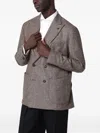 DOUBLE-BREASTED TWEED JACKET