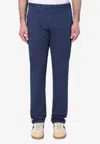 Santaniello Essential Straight Pants In Blue