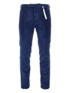 Santaniello Evoluto Corduroy Trousers In Blue