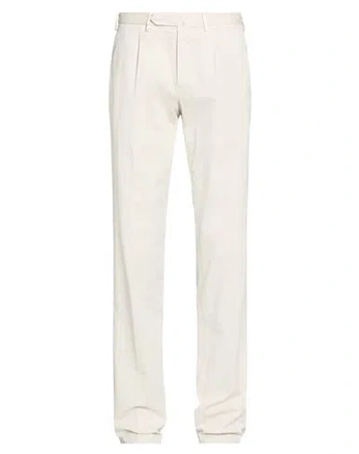 Santaniello Evoluto Man Pants Beige Size 30 Cotton, Elastane In White
