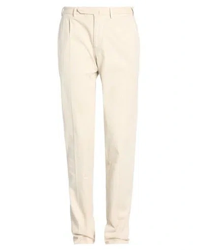 Santaniello Evoluto Man Pants Beige Size 40 Cotton, Elastane In White