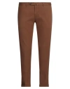 Santaniello Evoluto Man Pants Brown Size 42 Cotton, Elastane
