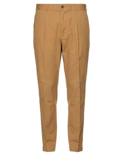 Santaniello Evoluto Man Pants Camel Size 36 Cotton, Elastane In Multi