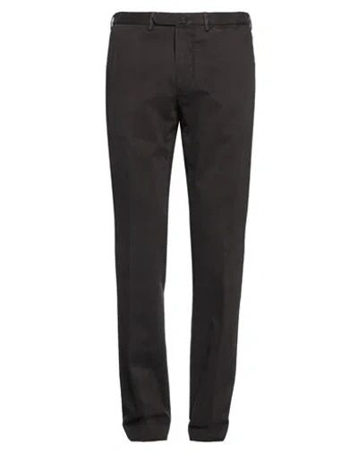 Santaniello Evoluto Man Pants Dark Brown Size 36 Cotton, Elastane