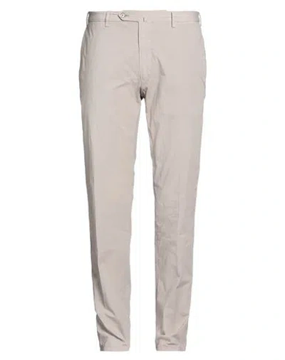 Santaniello Evoluto Man Pants Light Grey Size 36 Cotton, Elastane