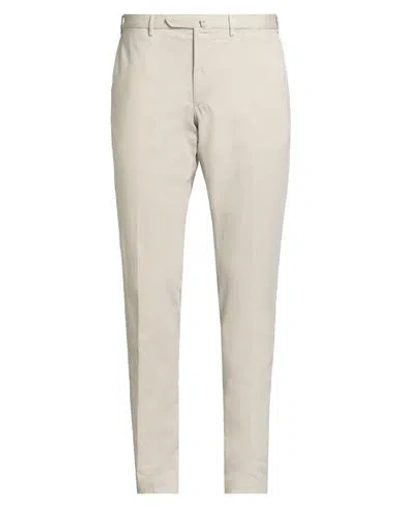 Santaniello Evoluto Man Pants Light Grey Size 40 Cotton, Elastane In Gray