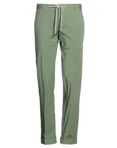 Santaniello Evoluto Man Pants Military Green Size 30 Cotton, Elastane