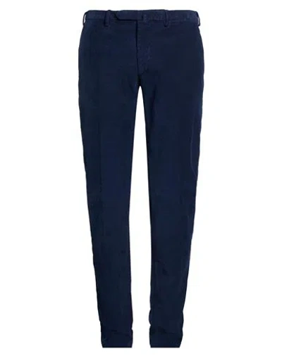 Santaniello Evoluto Man Pants Navy Size 40 Cotton, Elastane In Blue