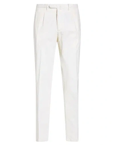 Santaniello Evoluto Man Pants Off White Size 38 Cotton, Elastane