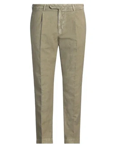 Santaniello Evoluto Man Pants Sage Green Size 40 Cotton, Linen