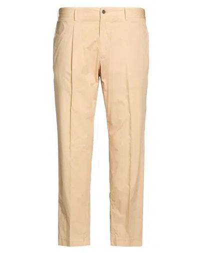 Santaniello Evoluto Man Pants Sand Size 38 Cotton, Elastane In Beige