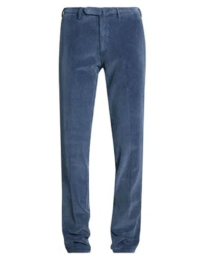 Santaniello Evoluto Man Pants Slate Blue Size 34 Cotton