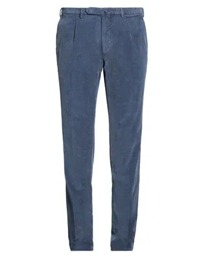 Santaniello Evoluto Man Pants Slate Blue Size 40 Cotton, Elastane