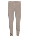 Santaniello Evoluto Man Pants Taupe Size 42 Cotton, Elastane In Gray