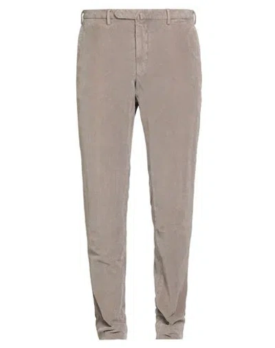 Santaniello Evoluto Man Pants Taupe Size 42 Cotton, Elastane In Gray