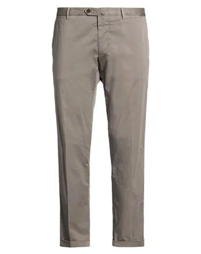 Santaniello Evoluto Man Pants Taupe Size 42 Cotton, Elastane In Gray