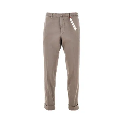 Santaniello 'evoluto' Stretch Twill Pants In Brown
