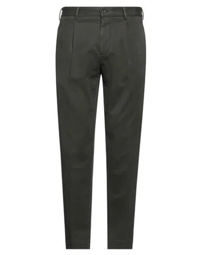 Santaniello Exclusively For Mimma Ninni Man Pants Dark Green Size 40 Cotton, Elastane