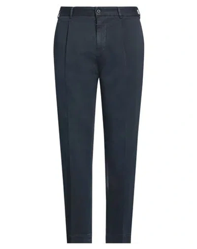 Santaniello Exclusively For Mimma Ninni Man Pants Navy Size 42 Cotton, Elastane