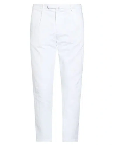 Santaniello Exclusively For Mimma Ninni Man Pants White Size 34 Cotton, Elastane