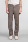 Santaniello Flip Ffevo Pants In Taupe Cly In Brown