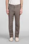 Santaniello Flip Ffevo Pants In Taupe Cly In Brown